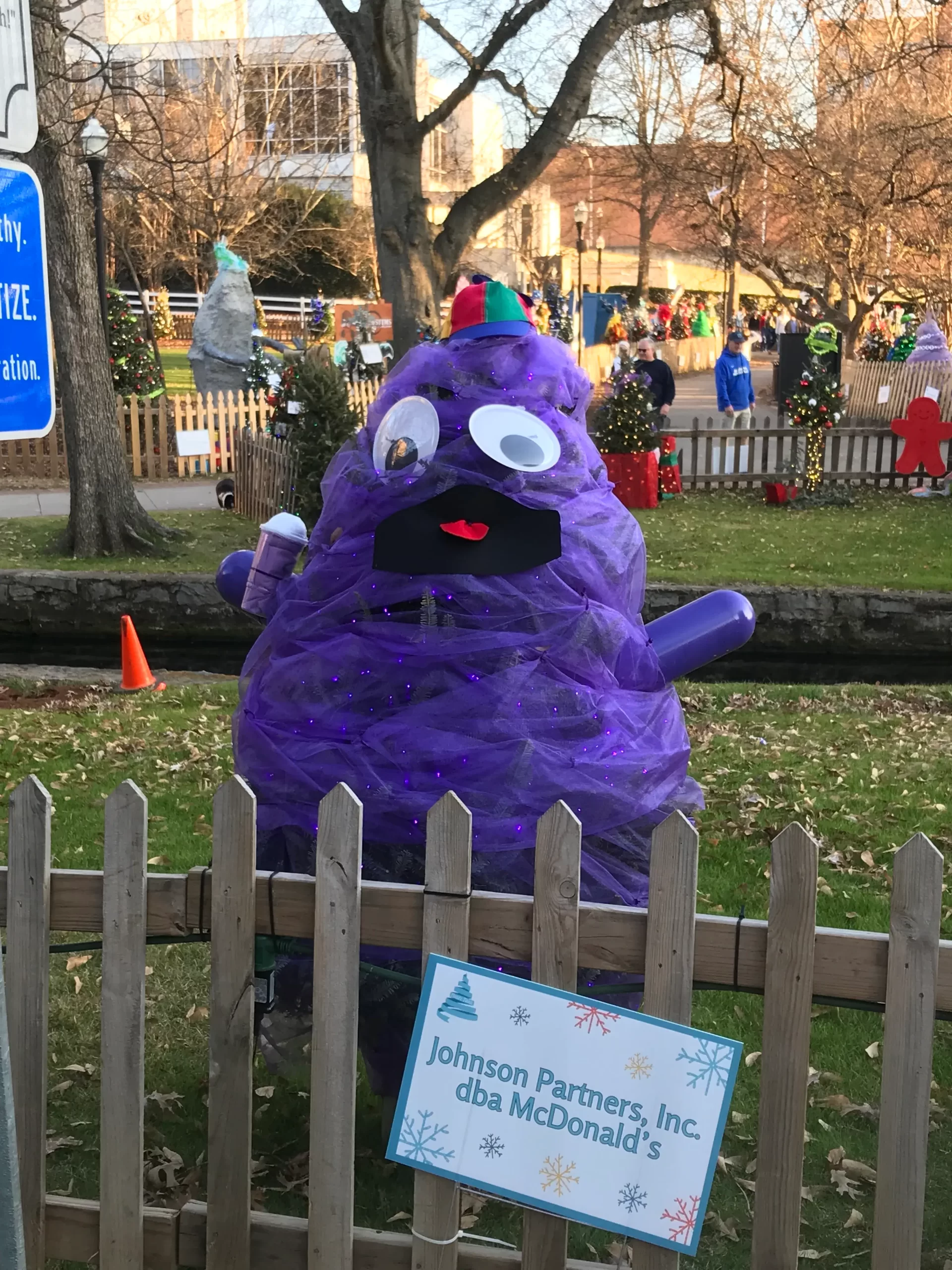 Sponsored Tree by McDonald's at Big Spring Park