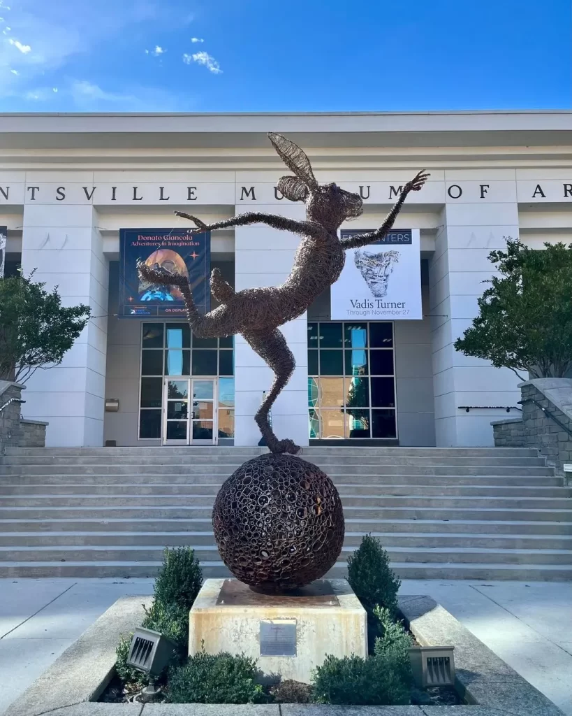 Huntsville Museum of Art - Rabbit Statue