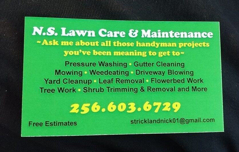 N S Lawn Care and Maintenance