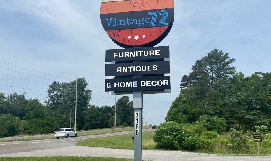 Vintage 72 Sign