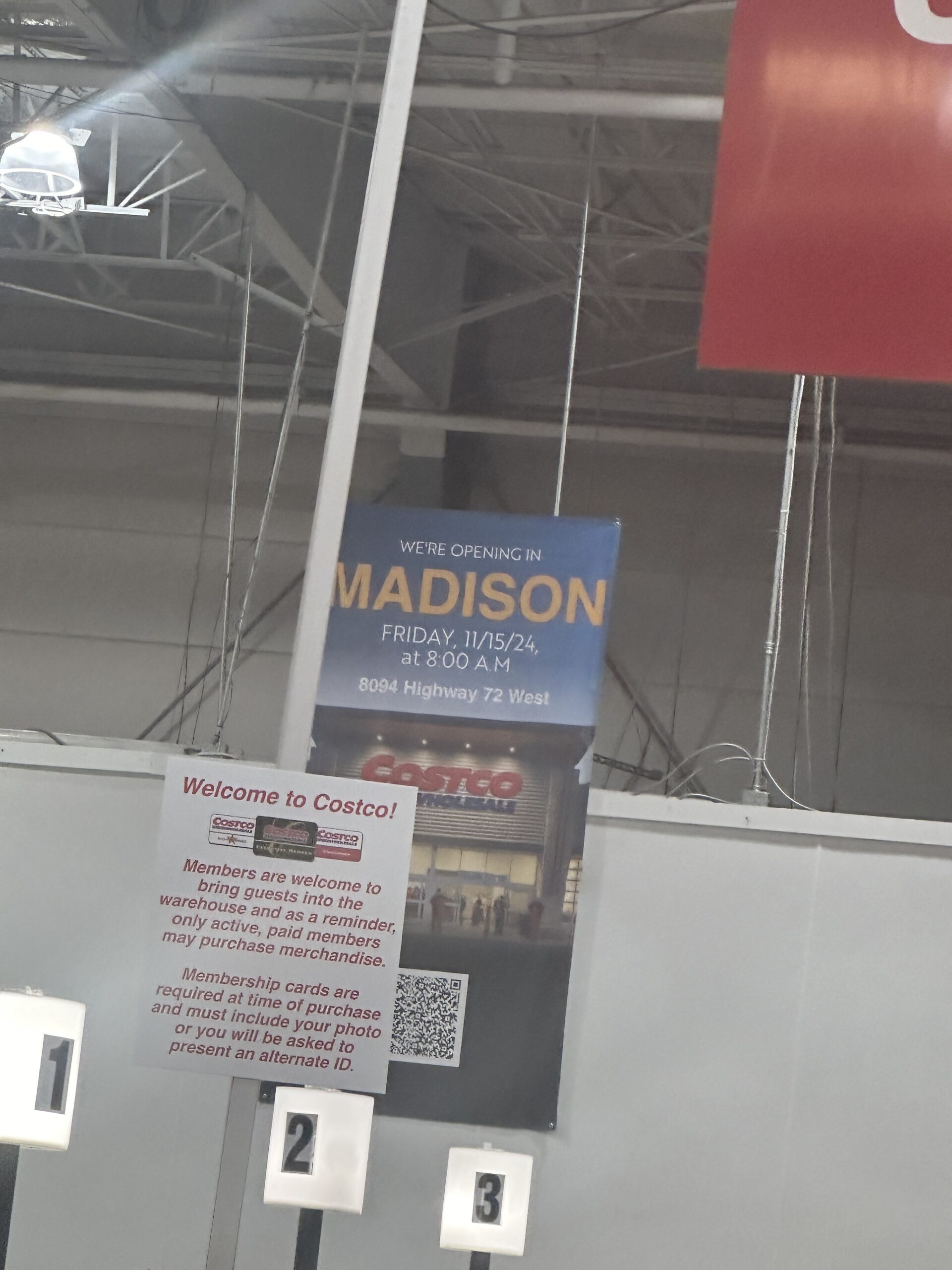 Costco to open in Madison, Alabama on November 15