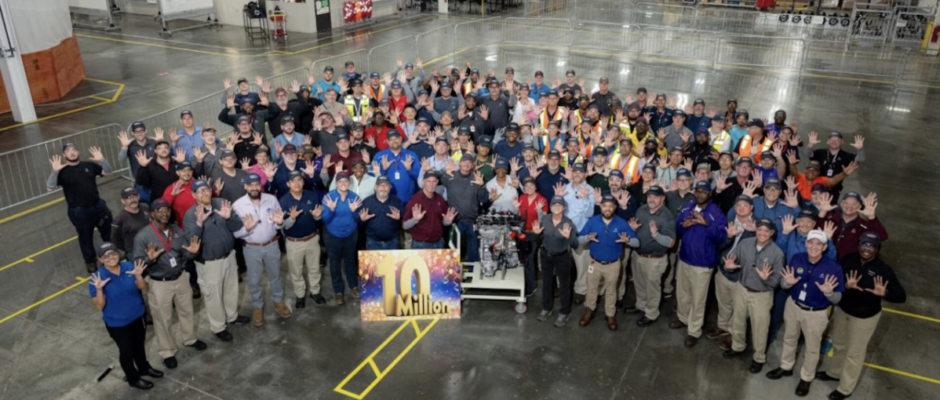 Employees at Toyota's Huntsville engine plant are celebrating the production of their 10 millionth engine this week.