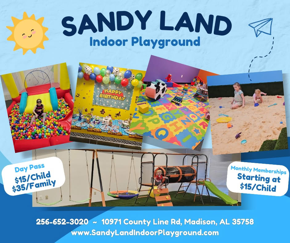 Monthly memberships now offered at Sandy Land Playground