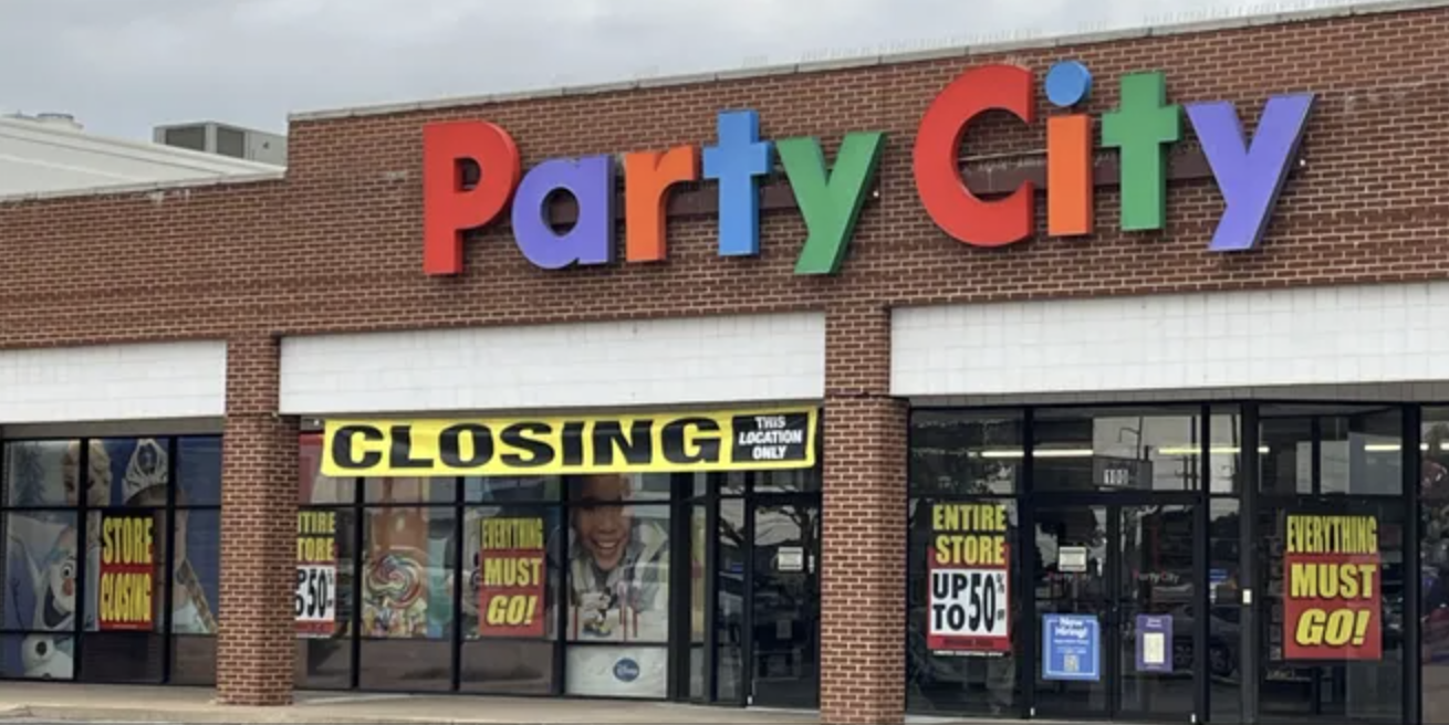 Party City is closing its doors