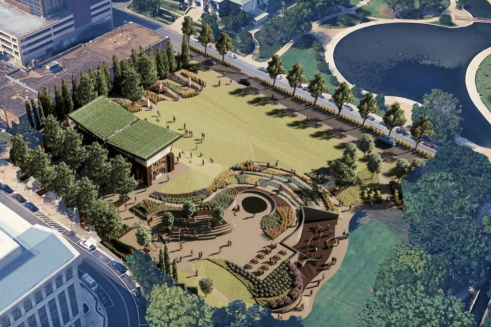 Big Spring Park expansion moves forward on former city hall site