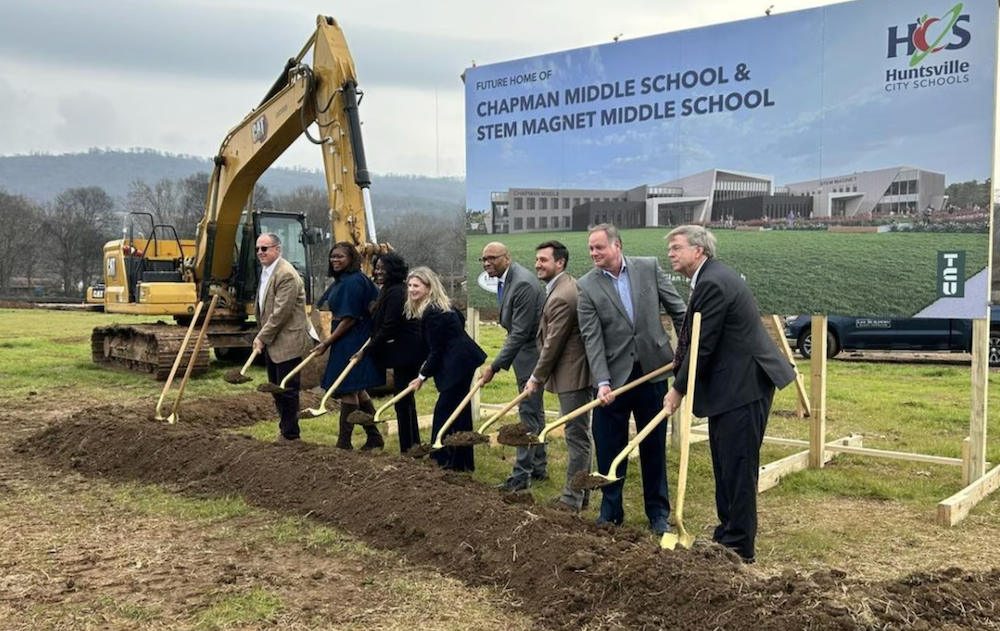 Huntsville City Schools breaks ground on $70 million Chapman Middle School Campus