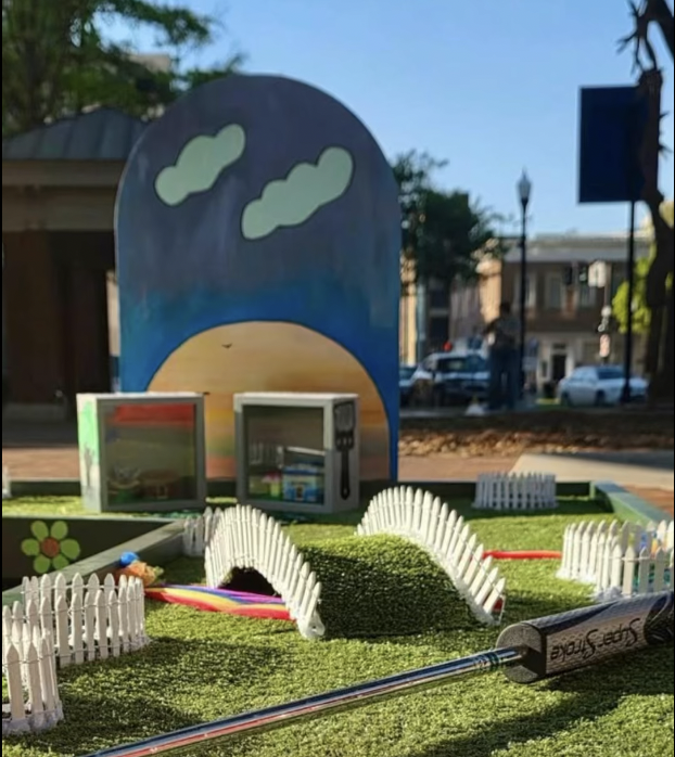 Free 18-hole mini golf pops up in Downtown Huntsville